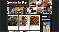 Desktop Screenshot of browniesfordays.com